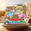Changsha 3D Wooden Refrigerator Magnet - Hunan City Travel Souvenir