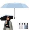 Folding Sun UV Automatic Light Light Blue Umbrella, Umbrella, Protection, One-Touch Open/Close, Lightweight, Compact, Women's, Men's, Blocking,