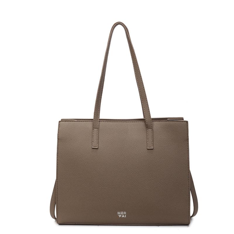 Large capacity bag women's texture commuter tote bag new business handbag fashion shoulder armpit bag