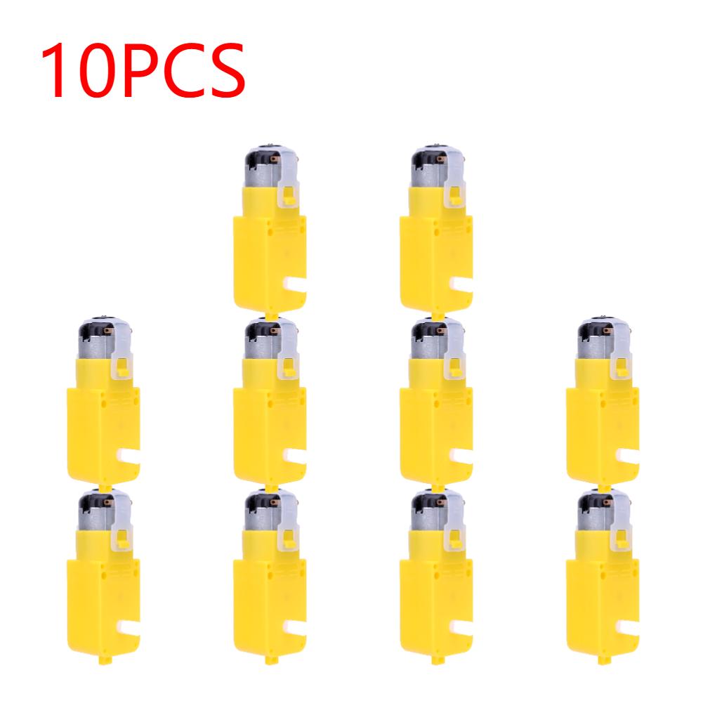 1-10pcs TT Motor 130 motor Smart Car Robot Gear Motor for Arduino DC3V-6V DC Gear Motor Intelligent Car Chassis Four Drive Car