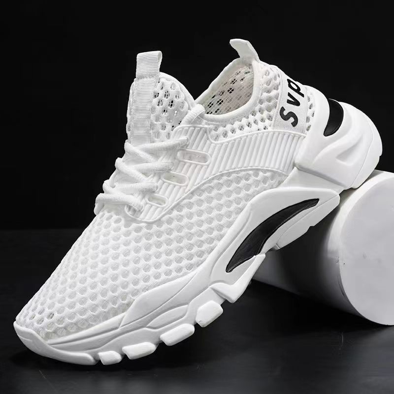 

Мужская обувь лето новая сетчатая дышащая сетчатая обувь мужская трендовая универсальная мужская нескользящая повседневная спортивная обувь для бега 44