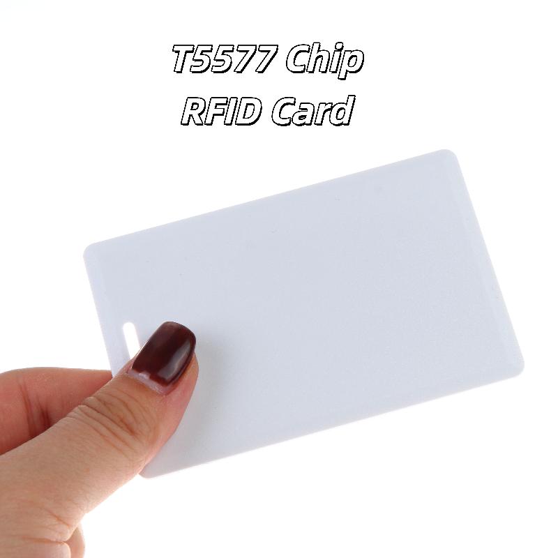 1/3/5Pcs Copy Rewritable Duplicate 125Khz Rfid T5577 Writable Thick Card Rfid T5577 Blank Card Chip Cards