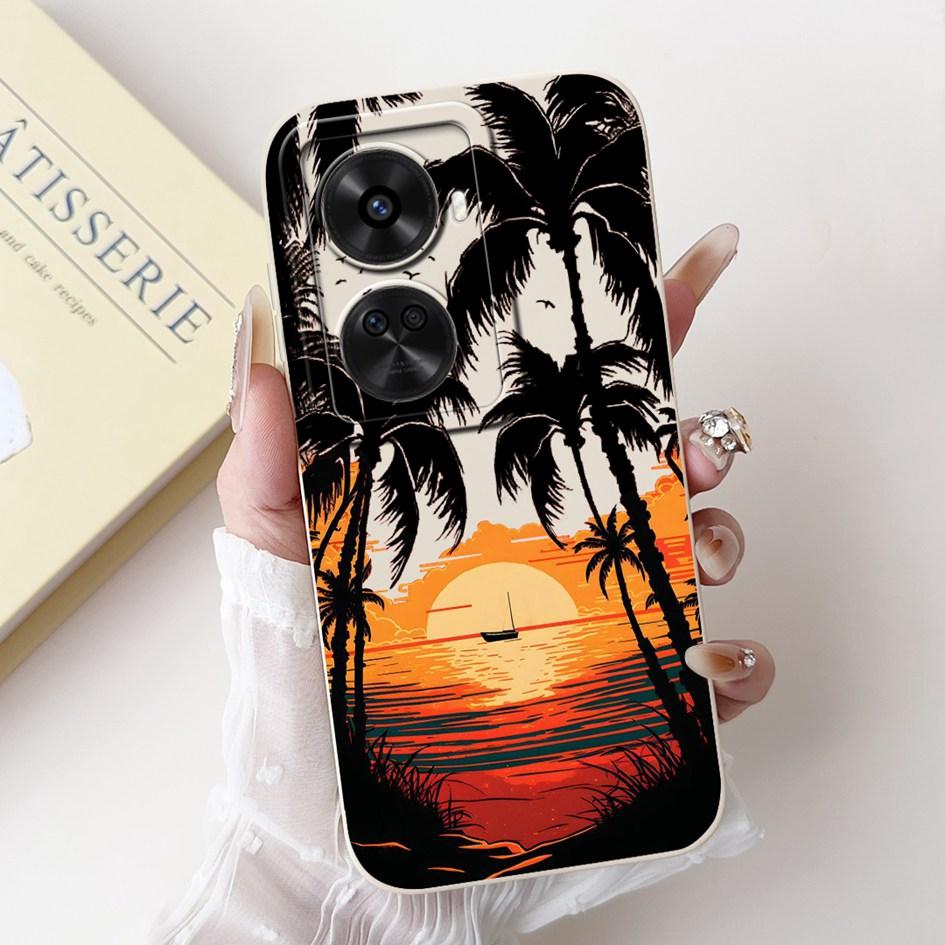 Für Huawei Nova 11 SE Hülle Süßer Hase Kaktus Cartoon Weiches Flüssigsilikon Stoßfeste Abdeckung Für Huawei Nova 12 SE BNE-LX1 Capa
