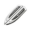 Hub Caps 2pcs 3D Metal Badges Decal Stickers Side Wing Knife Emblem Car Stickers For Alfa Romeo Giulietta GT 159 147 156 GiuliaS