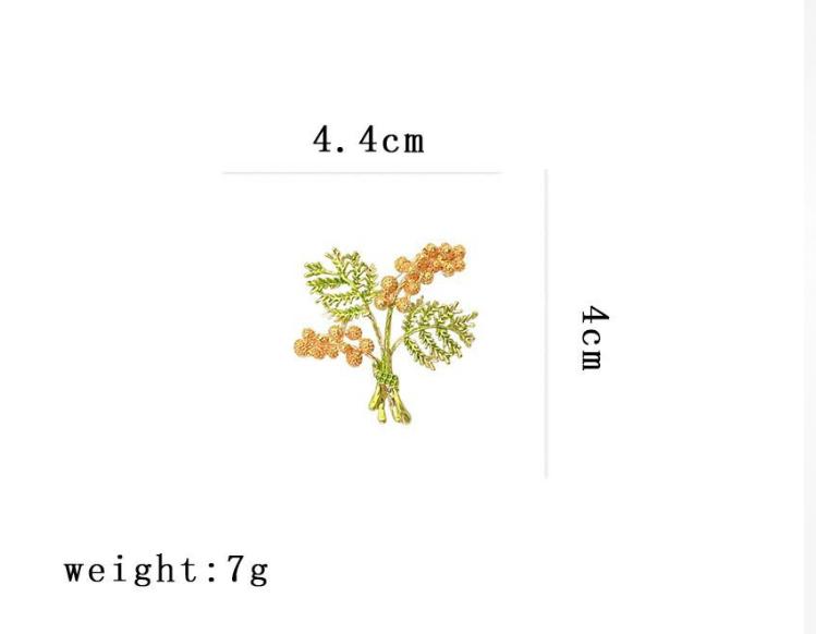 Tree Brooch Pin, Elegant Waist Clasp and Dress Clip for Women, Fashion Accessory