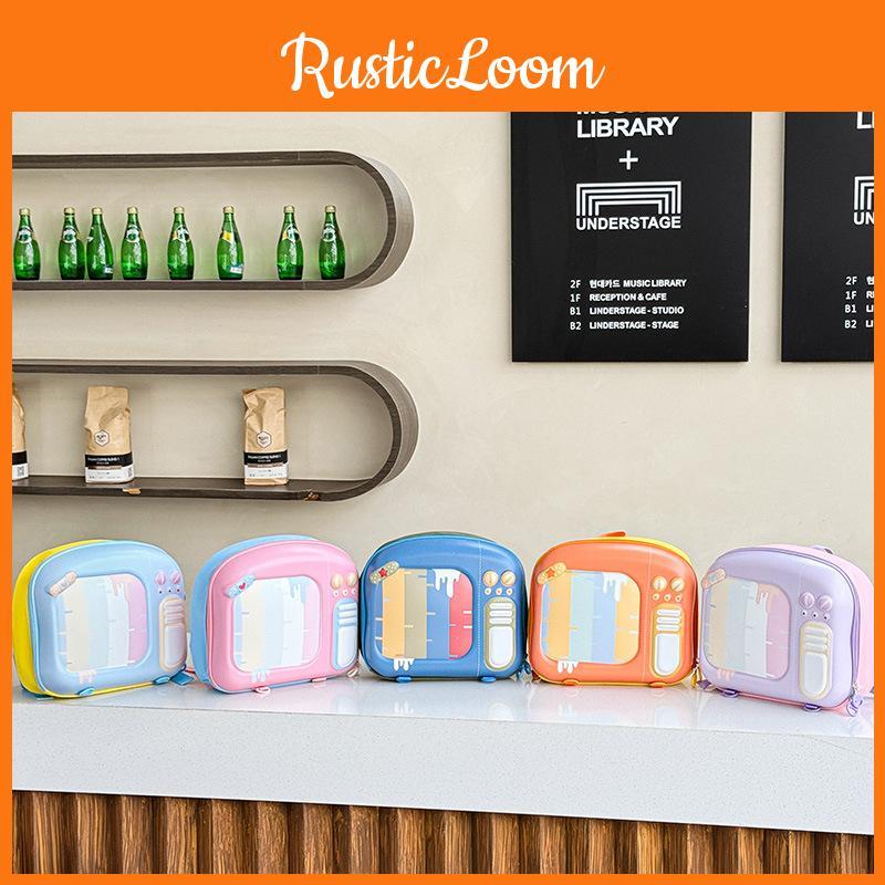 Cartoon Cute Tv Exterior Design Children Hard Shell Backpack For Use Daily