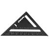 Protractor d'angle pour toiture 7 pouces Alliage d'aluminium Oxydation noire  (  )
