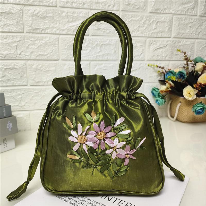 Embroidered Handcrafted Ethnic Handbag - Compact Shopping Bag for Mobile & Essentials