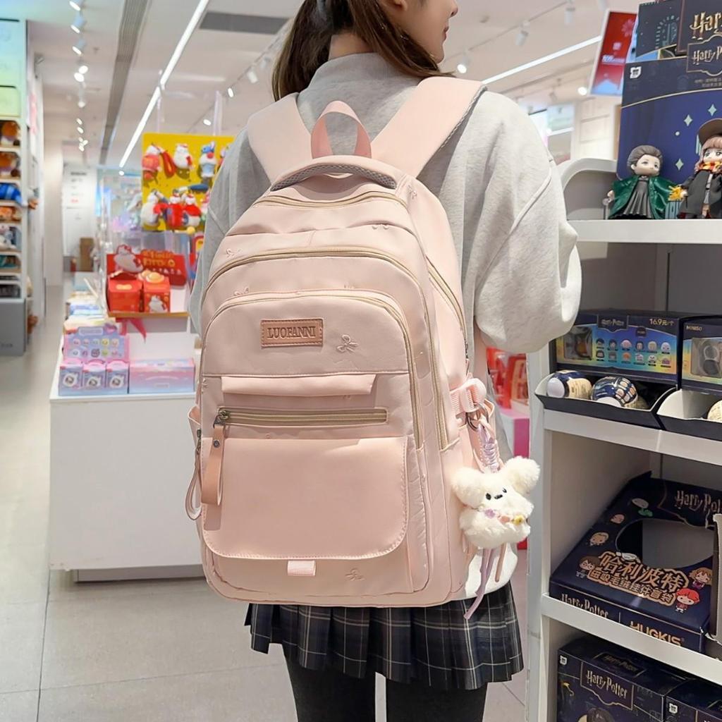 Schoolbag Spring New High-value Mori Sweet Bow Soft Sister Backpack College Wind Junior High School Student Backpack