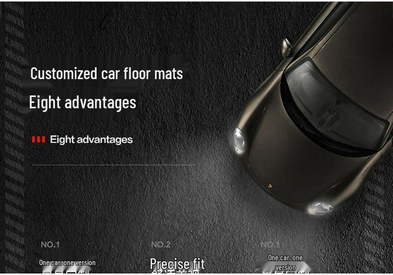 Haoyue L TPE Floor Mats for 23-24 Geely Seven-Seater Models