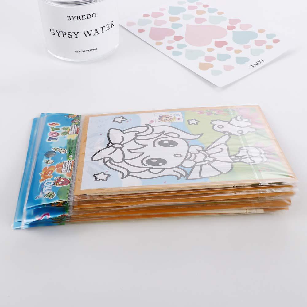 Child Painting Educational Toy Magic Scratch Drawing Board Colored Scratch Paper Magic Doodle Board