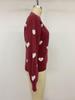 TEMU Europe 2026 Autumn/Winter Mature Style Knitwear: Heart Jacquard Round Neck Loose Sweater
