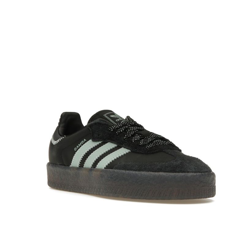 Adidas Sambae Black Hazy Green Women Sneakers Core-Black Carbon IE9110
