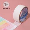 White Crepe Masking Tape: No Residue, Easy to Tear, Writable, Medium Strength Adhesive for Auto Paint & Art.