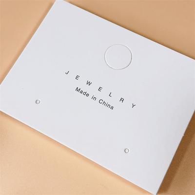 50Pcs Earring Cards Display Card Hang Tag For Diy Jewelry Storage Packaging Cards Tags