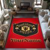 Manchester Customizable Name Floor Rug Office Rug Suitable for Dining Room Study room Hallway Decorate room Antislip Carpet Decorate Offices