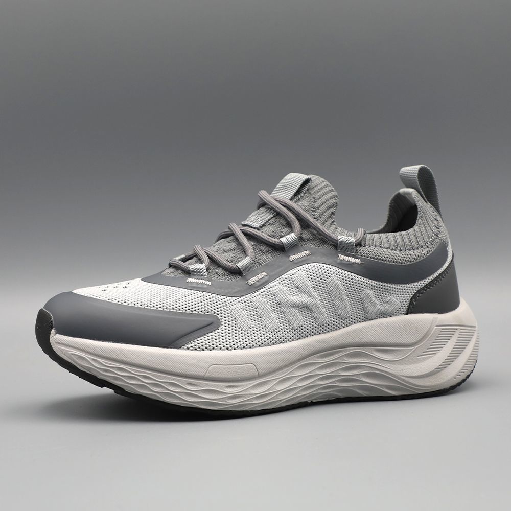 Fashion 2025 New Breathable Mesh Thick Bottom Increased Anti Slip Lightweight and Comfortable Men's Outdoor Sports and Leisure Shoes