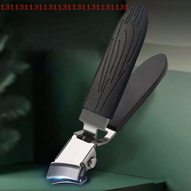 Anti-Splash Nail Clipper, Stainless Steel Toenail Pliers, Manicure Tools Professional Super Sharp Slanted Nail Clippers