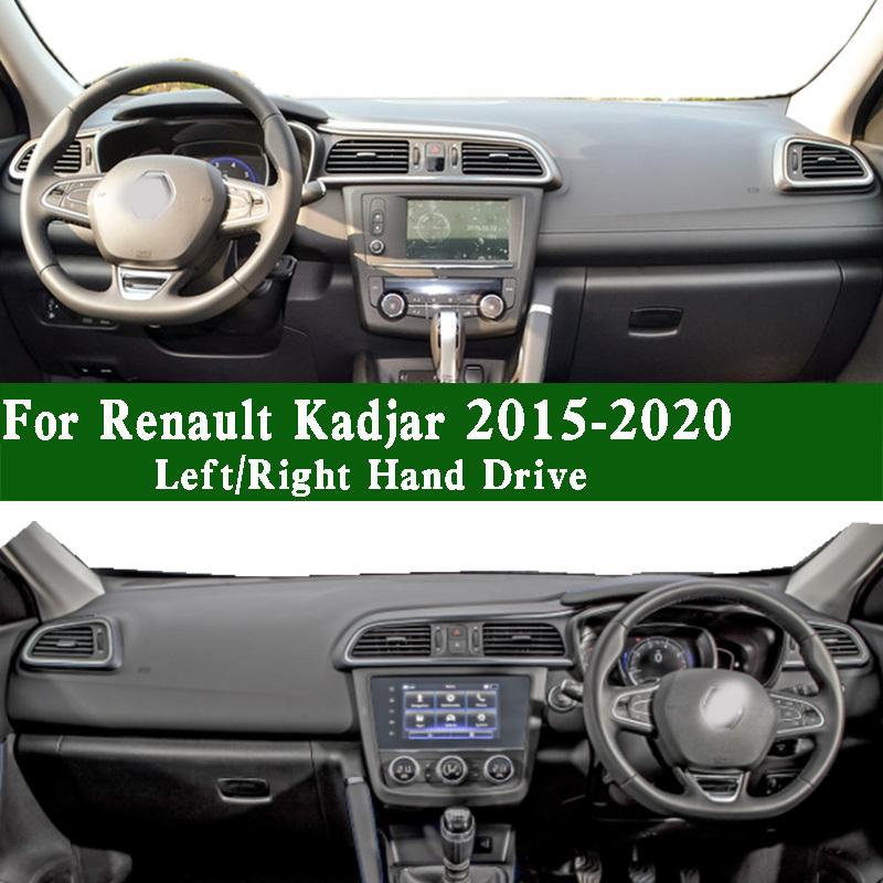 For Renault Kadjar HA HLNC 2015-20 Dashmat Dashboard Cover trument Panel Protective Pad Dash Mat Anti-Dirt Proof Ornaments