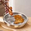 Stainless Steel Filter Basket Reusable Round Mesh Tray Frying Grilling Kitchen Strainer Fruit Vegetable Water Filter Basket