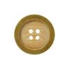 10Pcs Bamboo Button Green Ring, Bamboo Button Wide Edge Four Eyes Cotton And Linen Shirt Cardigan Button Retro Coat Button