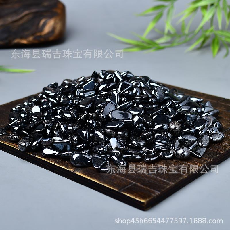 Aromatherapy Hematite Gravel: Crystal Stone for Fish Tanks, Potted Plants, Landscaping, and Kids' Mining