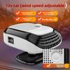 12V 24V Dual Voltage Car Defroster Windshield Heater 2 In 1 Heating Cooling Fan Auto Window Demister Fast Heating For Truck SUV