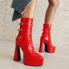 Super High Heel Thin Boots Women's Autumn and Winter New Models, This Year's Popular Korean Small Short Boots Martin Boots