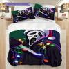 Funny Ghostface Halloween Threepiece Set Without Core 1 Duvet Cover 2 Pillowcase Without Core Christmas Birthday Gift