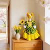 20 Inch Christmas Tree Costume, Porch-lit Christmas Attire, Plastic Outfit, Suitable For Outdoor Garden And Patio Decorative Statues