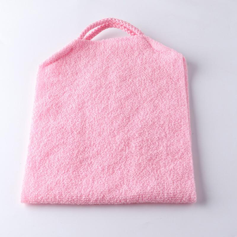 High Elasticity Frosted Long Shower Towel Shower Body Brush Bathing Massage Back Body Exfoliating Bathroom Wash Brush Bath Tools