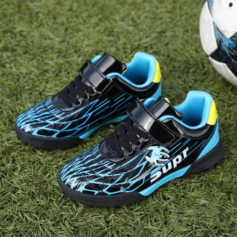 Fashion TF  Children Soccer Shoes Breathable Anti-slip Boy Football Sneaker High-quality Comfortable Kids Sports Shoes