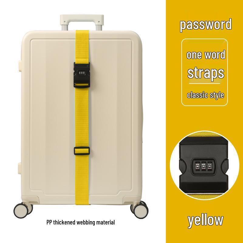 Luggage Strap with Combination Lock - Secure Tie-Down for Suitcases