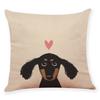 Home Decor Cushion Cover Cute Dog Head Throw Pillowcase Pillow Covers