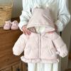 Toddler Girl Winter Down Jacket 2026 Baby Warm Princess Coat A Class Blue Pink