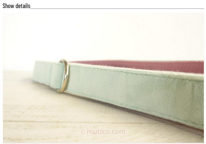 MUTTCO Thick Fleece Dog Collar & Leash Set UDC-109