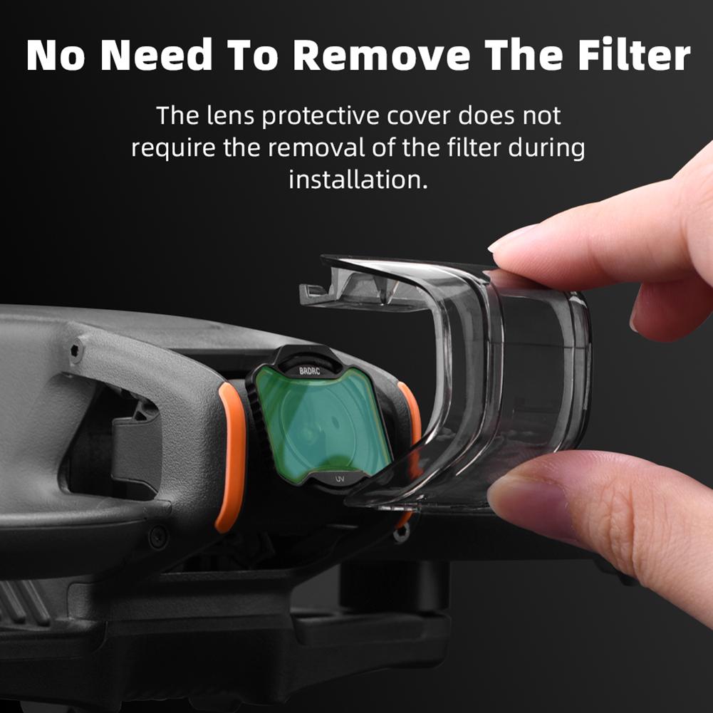 Lens Protective Cap Anti-collision Camera Guard Len Cap Anti-scratch Gimbal Protector Guard for DJI Avata 2 Drone Accessories