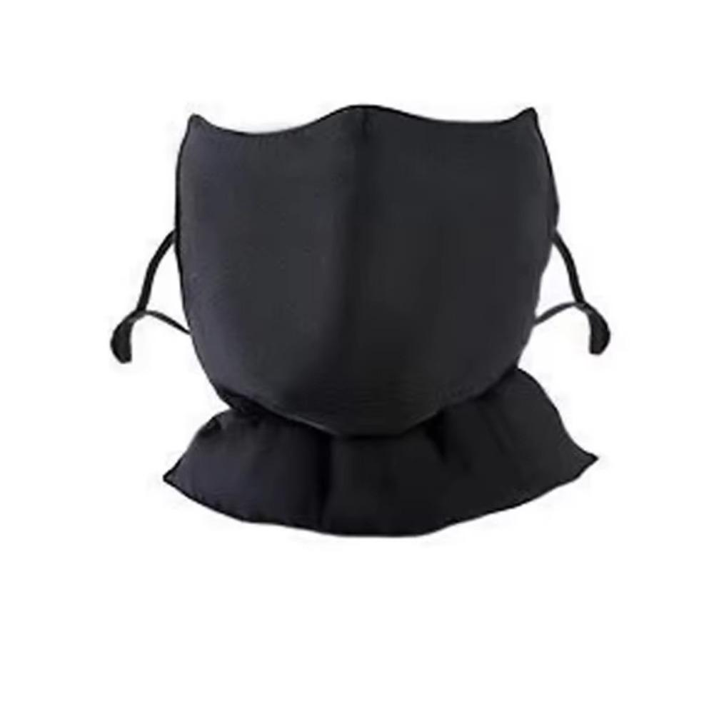 Durable Cotton Winter Face Mask Thickened Cold-proof Face Cover Neck Protector Winter чёрный