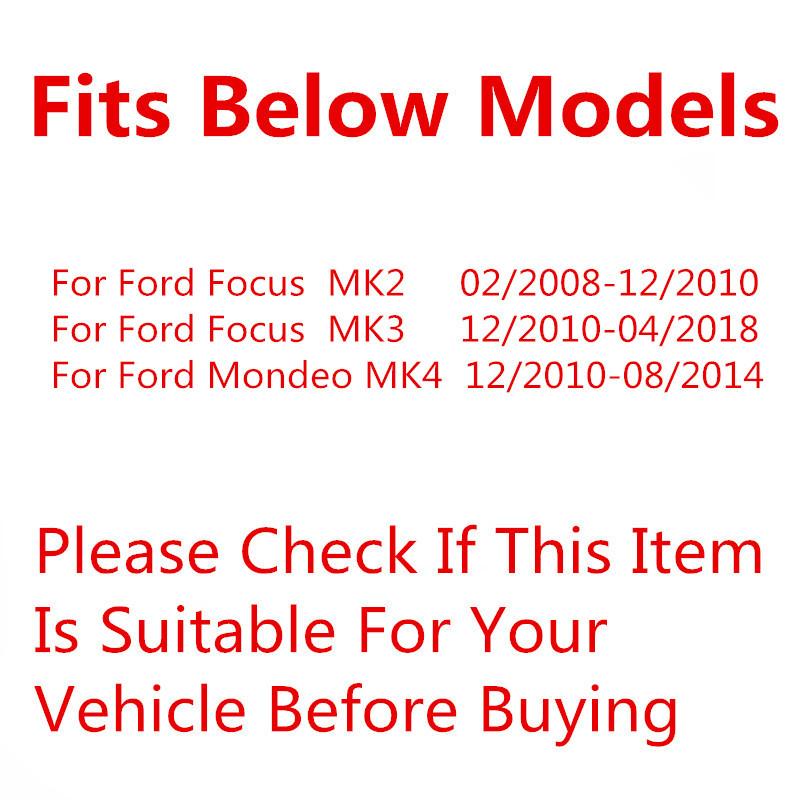 1 Pair Car Side Wing Mirror Cover For Ford Focus MK2 MK3 Mondeo MK4 Rear View Mirror Housing Automotive Parts Accessories Trim