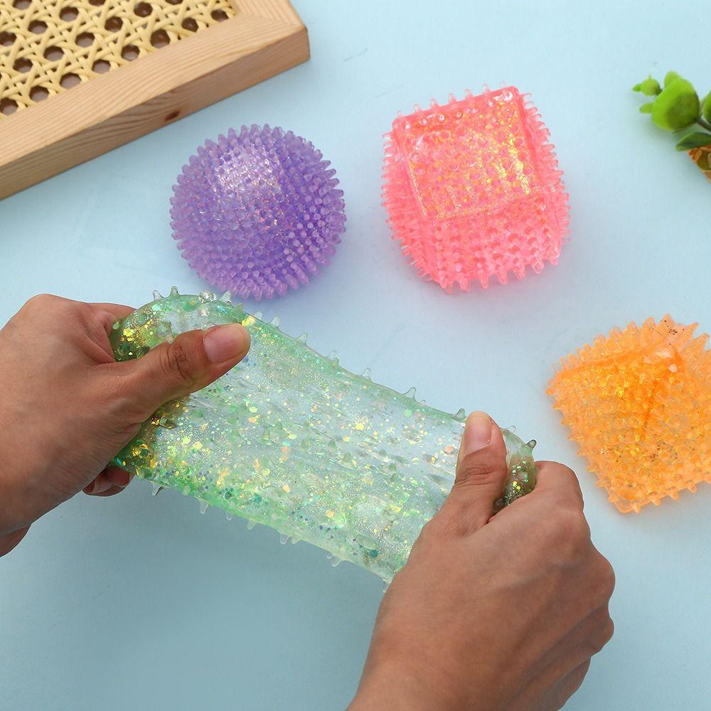 Geometric Shapes Maltose Fidget Squishes Slow Rising Sensory Toy Squishy Ice Ball  Office Home