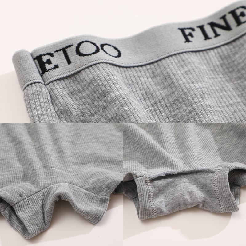 Women's Cotton Panties Boxer Underwear Female Sexy Letter Belt Safety Shorts Seamless Solid Color Intimates Mid Waist Boyshorts