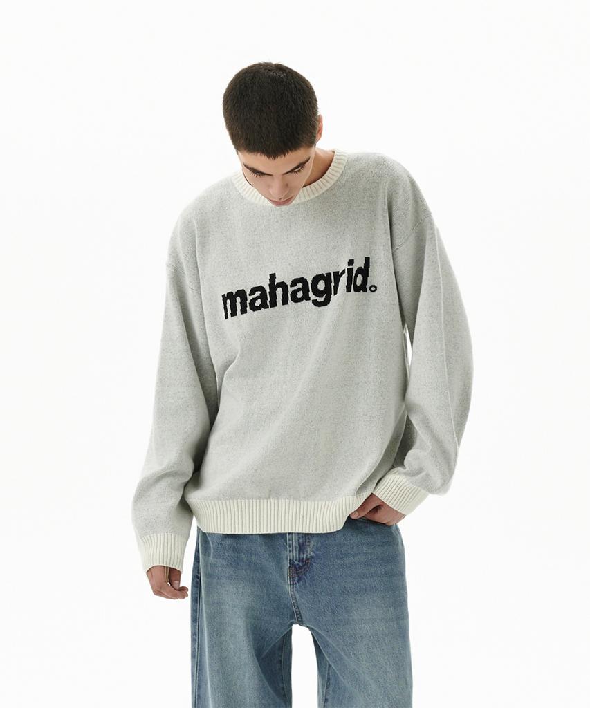MAHAGRID Basic Logo Knit Sweater_3Colors(Mg2Efmk620A)