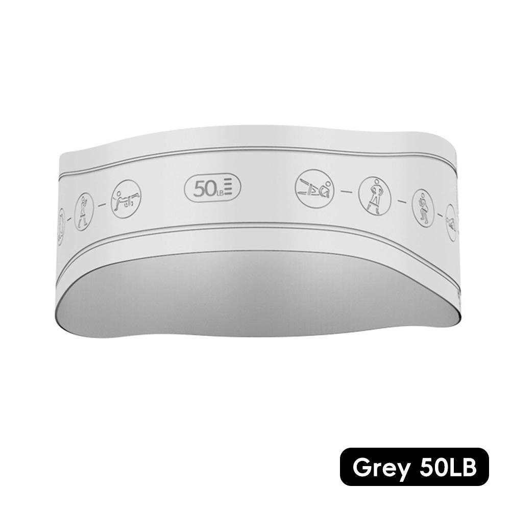 

1PC 15/25/35/50LB Yoga Pilates Silicone Elastic Band Women s Hip Lifting Stretch Resistance Band Home Fitness Products сірий