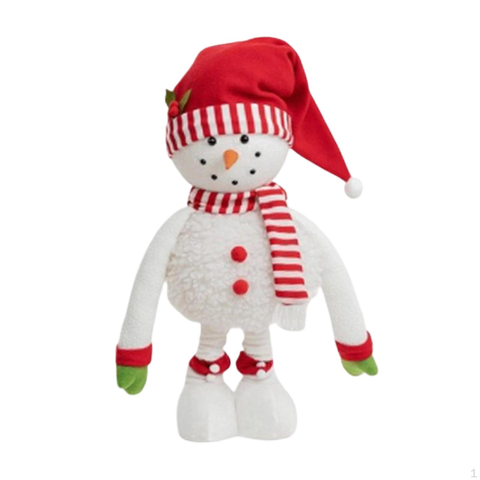 

Телескопическая Рождественская Фигурка Снеговика Украшение Декор Выдвижная Стоящая Кукла для Telescopic33 to 54cm