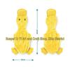Little Yellow Duck Plush Squeaky Dog Toy - Durable & Bite-Resistant Stress Reliever