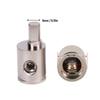 Brass Amp Input Reducer High Strength Excellent Conductivity Car Stereo Wire Reducer Stable Output for Vehicle Stereo System