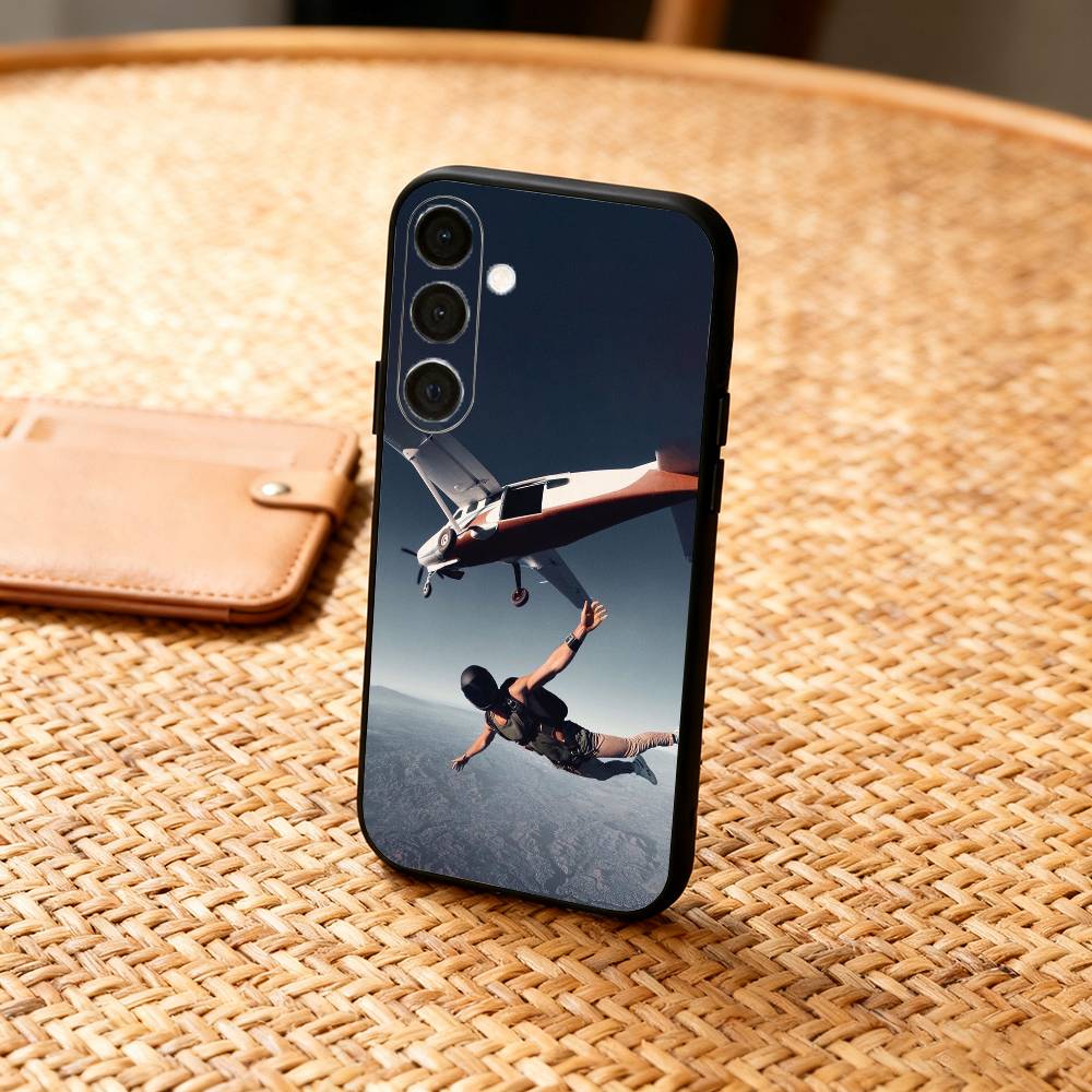 W-Wingsuit F-Freedom  Phone Case For Samsung  A73,72,71,53,52,51,22,91,80, Soft Black Cover