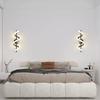 LED Wall Lamp Luxury Black White Gold Wall Decorative Lights For Bedroom Bedside Living Room Corridor Stairs Home Indoor Sconces
