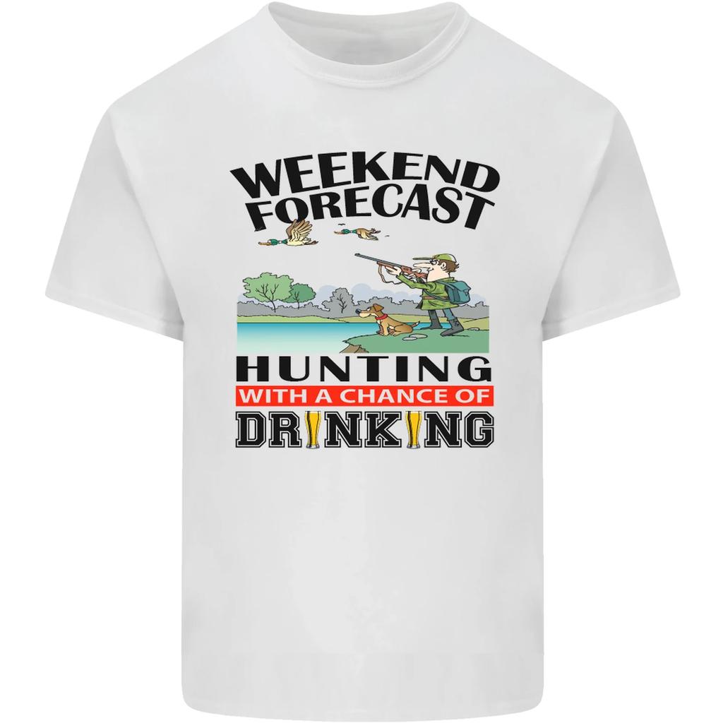 Hunting Alcoholic Beer Funny Hunters On Weekends TShirt 100 Cotton ONeck Short Sleeve Summer Casual Mens Tshirt Streetwear