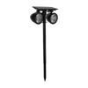 Solar Projection Light Human Body Induction TwoColor Solar Lawn Lamp for Garden Plants